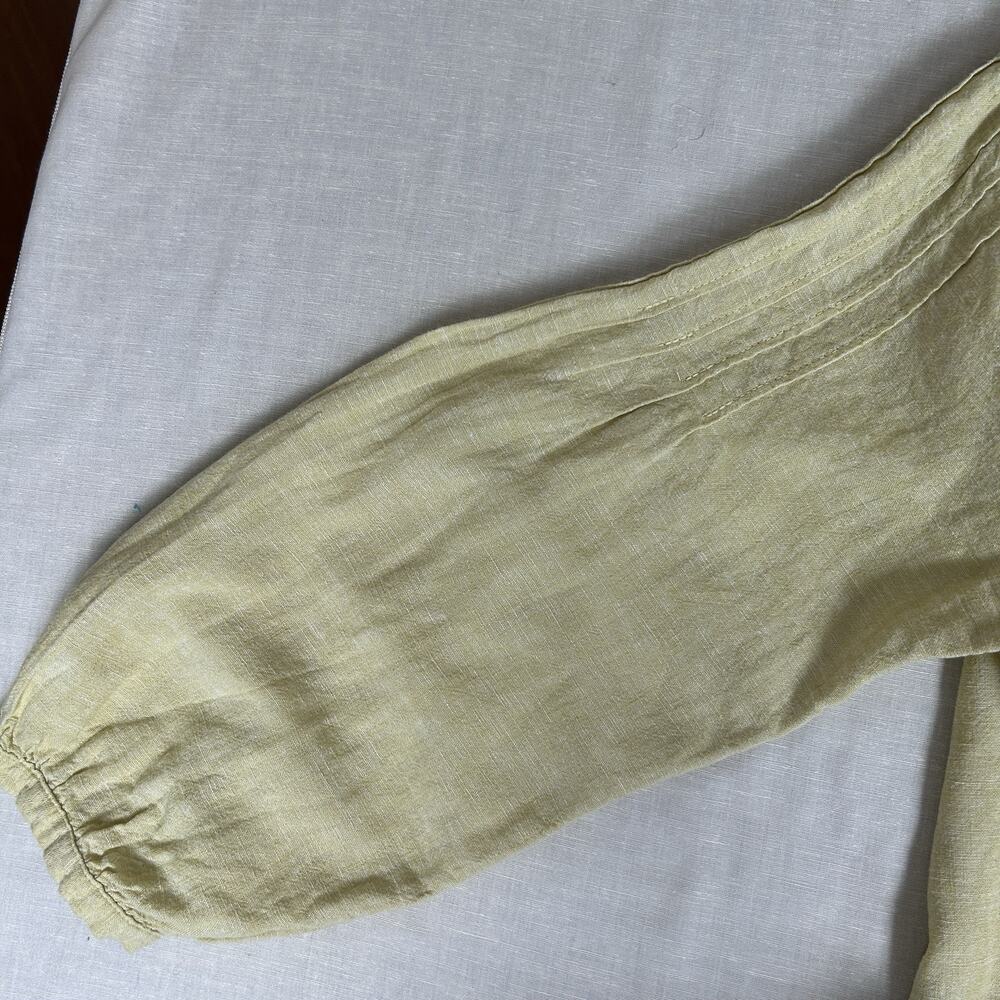 Joie Elevated Basic Linen Blend Button Front Blou… - image 7